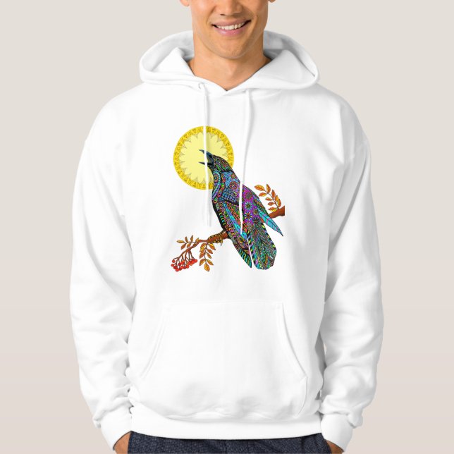 Elektriska kråkamanar Hoodie (Framsida)