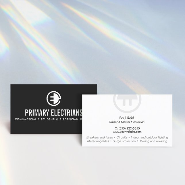 Elektriska Logotyper Visitkort (Skapare uppladdad)