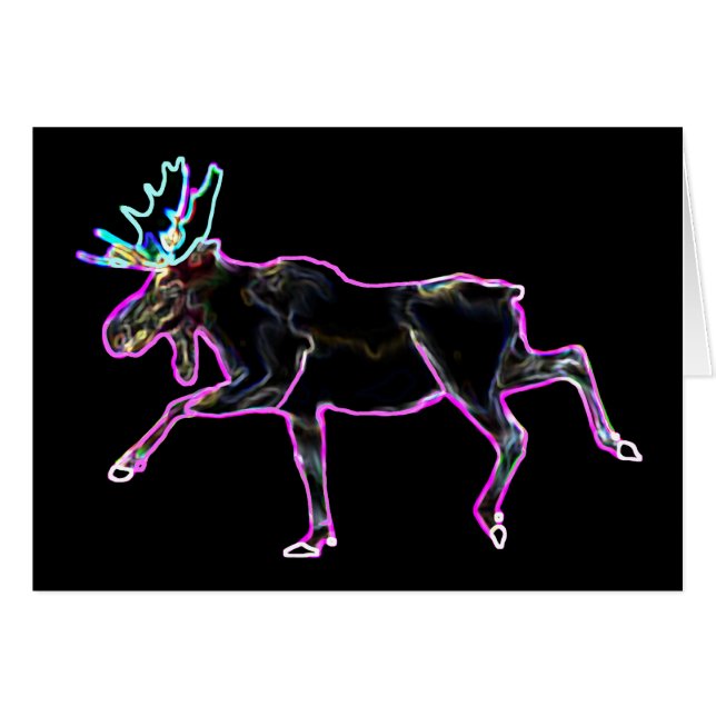 Elektriska mosor hälsningskort (Framsidan Horizontal)