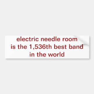 elektriska nålroomis det 1,536. bäst musikbandet bildekal