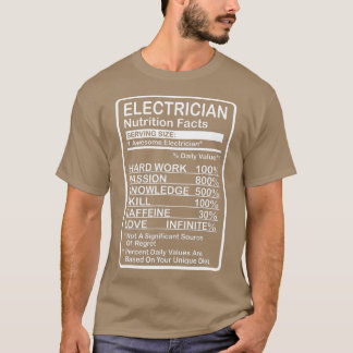 Elektriska näringsämnen t shirt