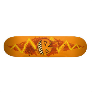 Elektriska Orangar - PUNK Mini Skateboard Bräda 18,7 Cm