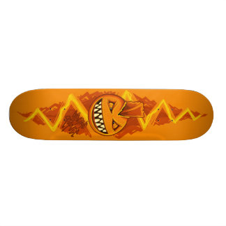 Elektriska Orangar - PUNK Mini Skateboard Bräda 18,7 Cm