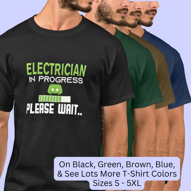 Elektriska pågående väntetid t shirt (Skapare uppladdad)