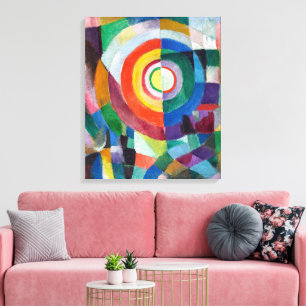 Elektriska prismor nr 41 Sonia Delaunay Canvastryck