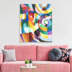 Elektriska prismor Sonia Delaunay Canvastryck