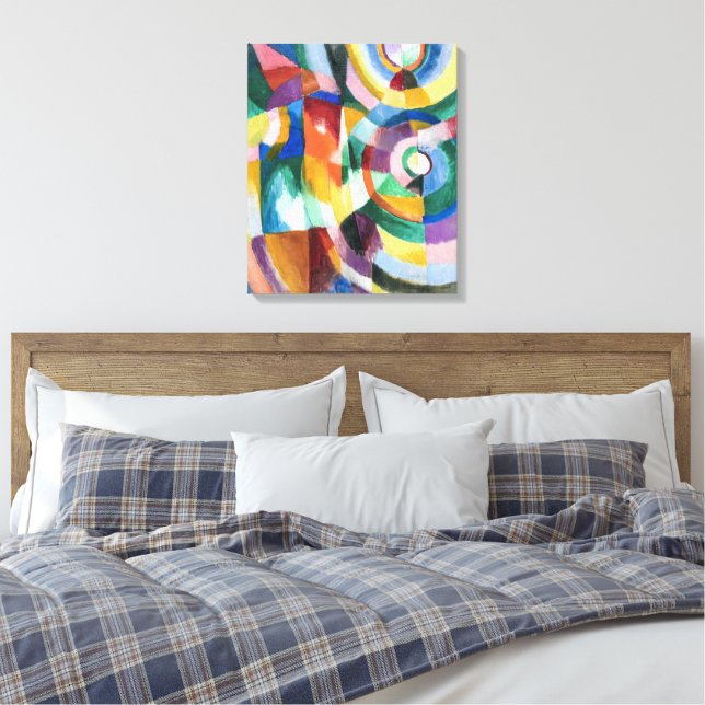 Elektriska prismor | Sonia Delaunay | Canvastryck (Insitu (sovrum))