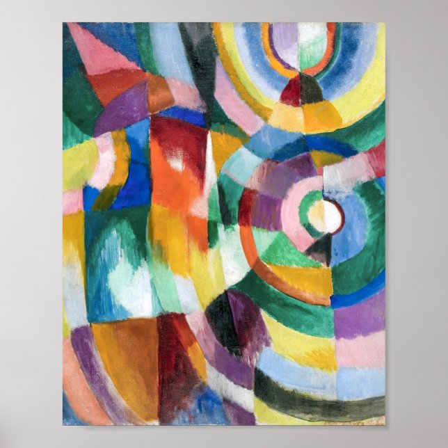 Elektriska prismor | Sonia Delaunay | Poster (Framsidan)