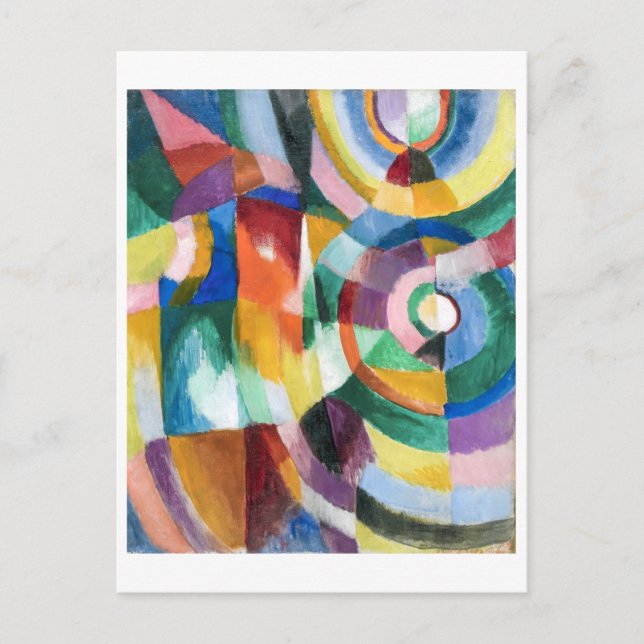 Elektriska prismor | Sonia Delaunay | Vykort (Framsida)