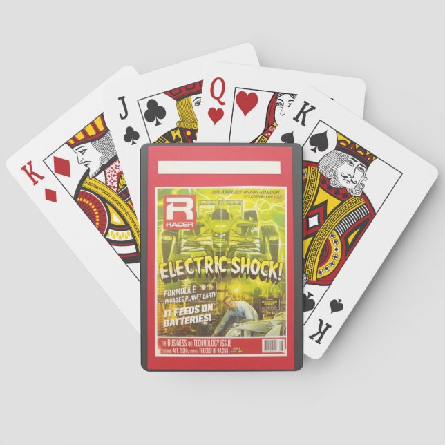 Elektriska stötfångarkort casinokort (Baksidan)