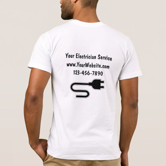 Elektriska T-tröjor T Shirt (Baksida)