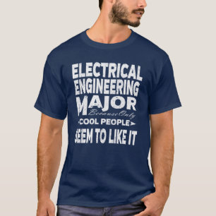 Elektriska tekniker College Major Coola People T Shirt