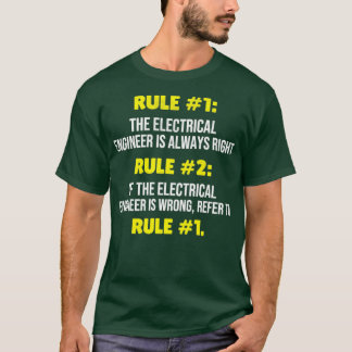 Elektriska tekniska gåvor till Ingenjör T Shirt