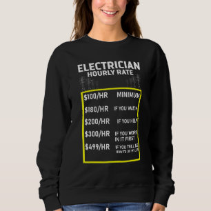 Elektriska timtaxor för Lineman Retro Electrician T Shirt
