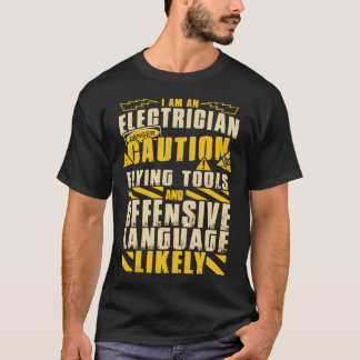 Elektriska varningar t shirt