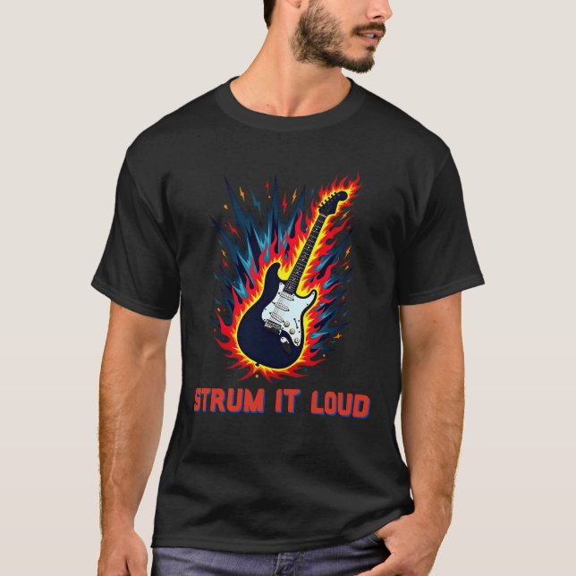 Elektriska Vibes: Sten Guitar Series T Shirt (Framsida)