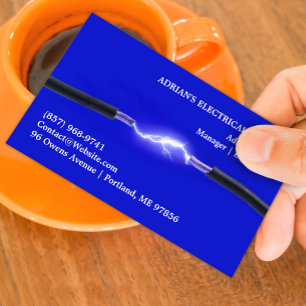 Elektriskt Affärskort Visitkort