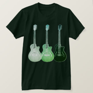 Elektriskt akustiskt Guitar Psychedelic-poppmusik T Shirt