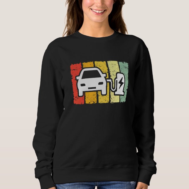 Elektriskt bildrivet Ca för eldrivna bilar T Shirt (Framsida)