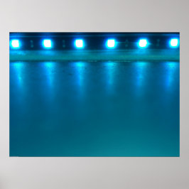 elektriskt blått, poster