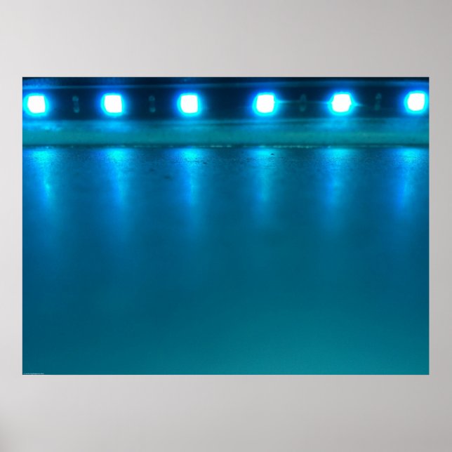 elektriskt blått, poster (Framsidan)
