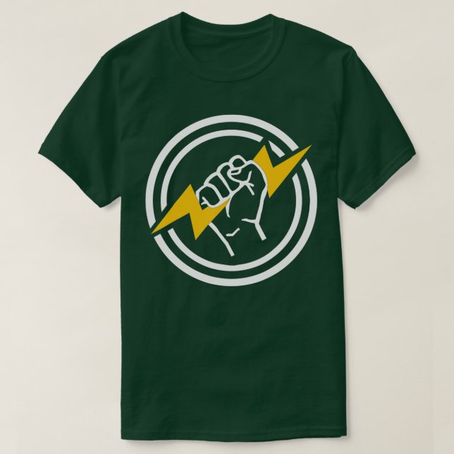 Elektriskt blixt t shirt (Design framsida)