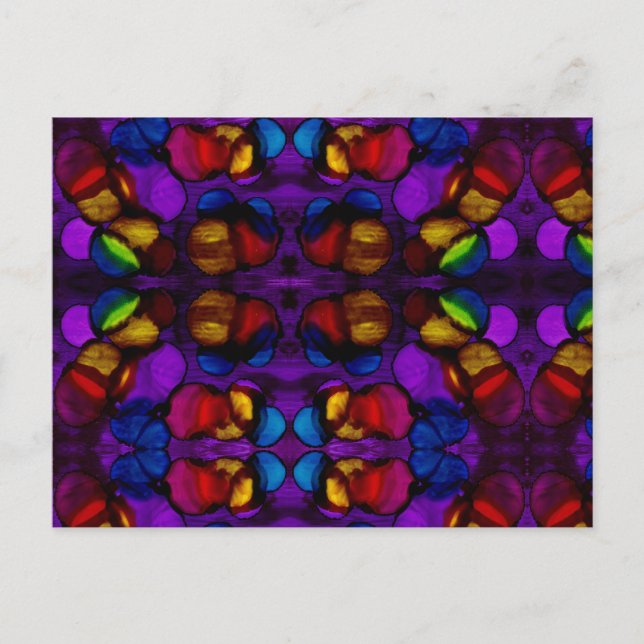 Elektriskt bloom vykort (Framsida)