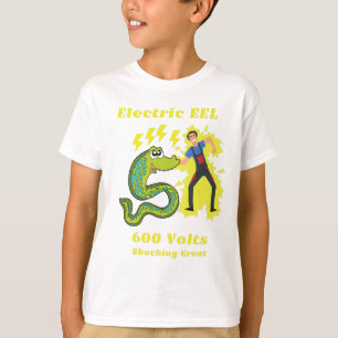 Elektriskt EEL 600-volt som slår Underbart T Shirt