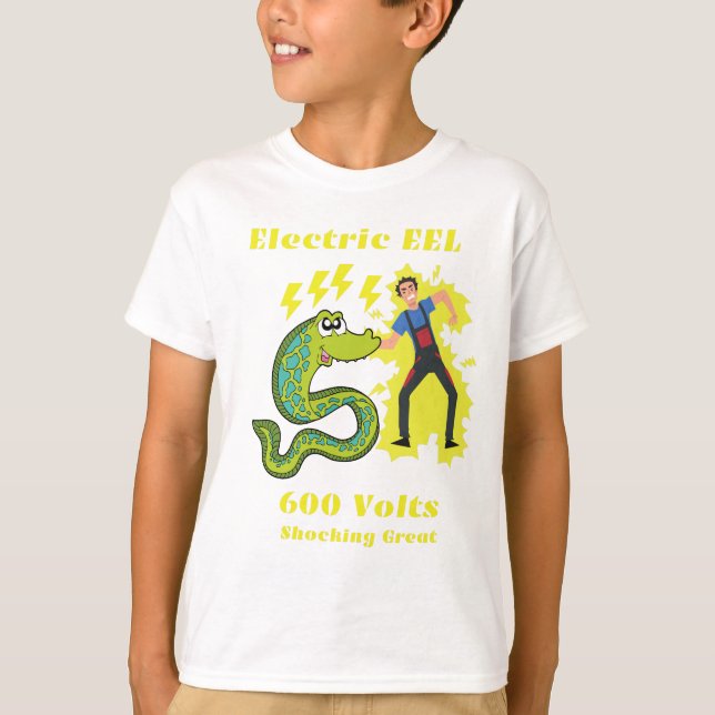 Elektriskt EEL 600-volt som slår Underbart T Shirt (Framsida)