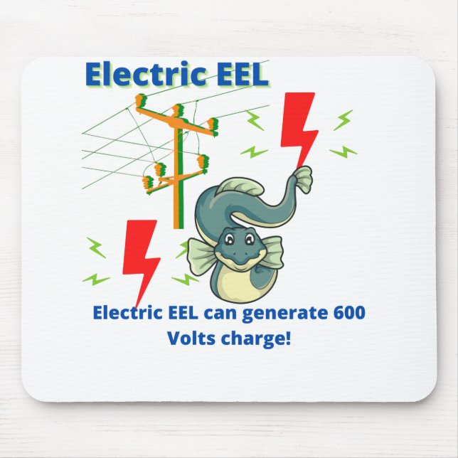 Elektriskt EEL kan generera 600 volt Musmatta (Framsidan)