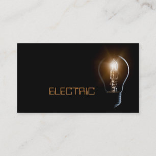 Elektriskt, elektriskt Affärskort Visitkort