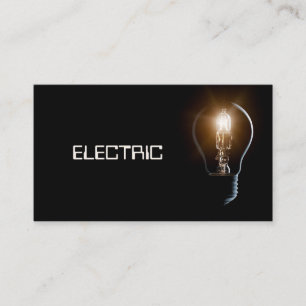 Elektriskt, elektriskt Affärskort Visitkort