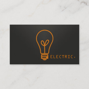 Elektriskt elektriskt Affärskort Visitkort