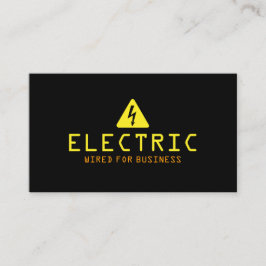 Elektriskt elverk visitkort