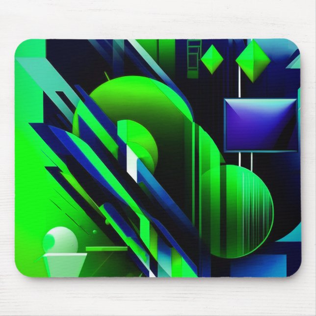 "Elektriskt geometri" Musmatta (Framsidan)