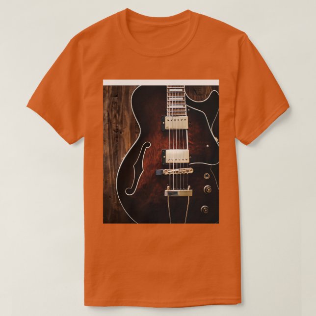 Elektriskt gitargrafik t shirt (Design framsida)