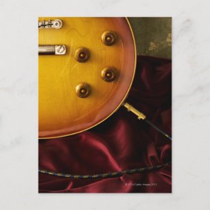 Elektriskt gitarr 6 vykort