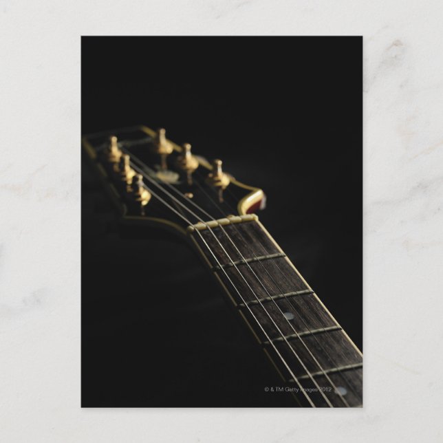 Elektriskt gitarr 7 vykort (Framsida)