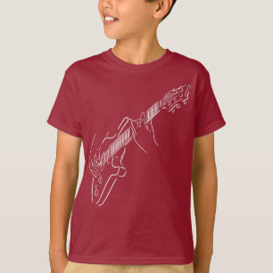 Elektriskt gitarr. En gåva till musiken älskare. T Shirt
