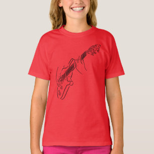 Elektriskt gitarr. För en musik älskare. Sträng. B T Shirt