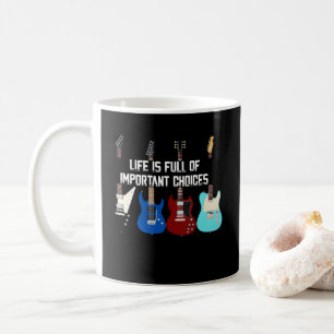 Elektriskt gitarr-liv är en Fullt av viktiga valmö Kaffemugg