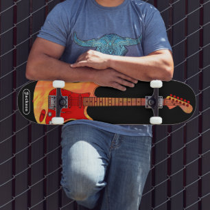 Elektriskt gitarr-Personlig Mini Skateboard Bräda 18,5 Cm