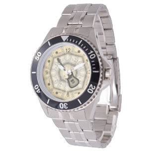 Elektriskt gitarr ~ Sträng musikdesign ~ Unik Armbandsur