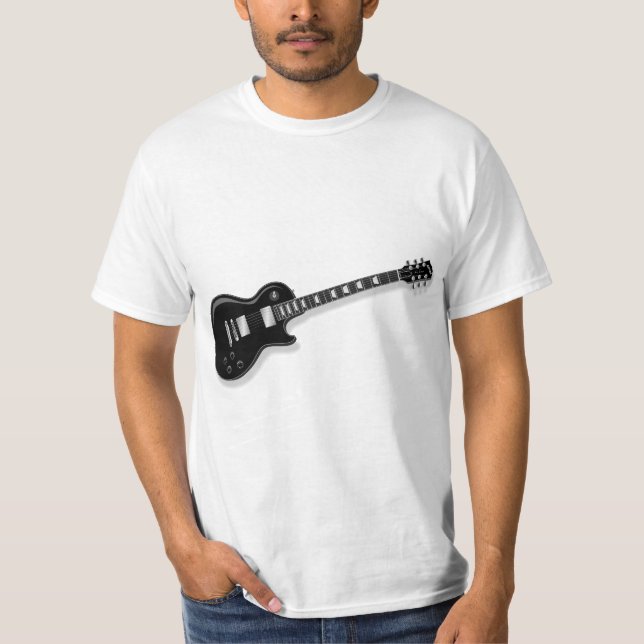 Elektriskt gitarr T-shirt (Framsida)