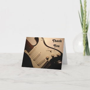 Elektriskt gitarr, Tackkort