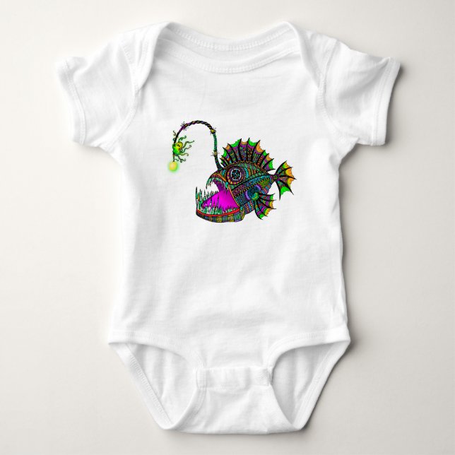 Elektriskt glasört (Angler Fish Infant Creeper) Tröja (Framsida)
