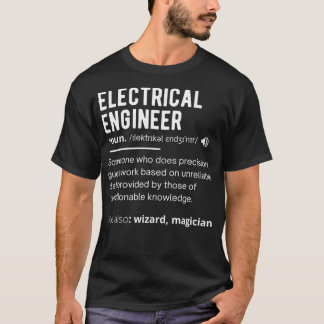 Elektriskt ingenjör lustiga eltekniker b t shirt