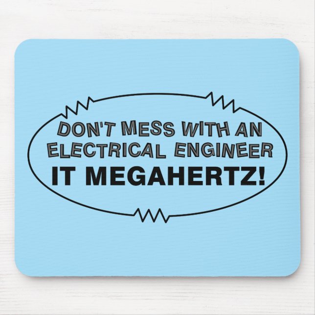 Elektriskt Ingenjör Megahertz Musmatta (Framsidan)