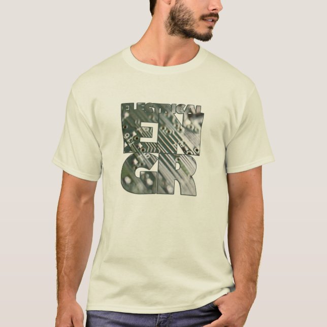 Elektriskt Ingenjör T-shirt (Framsida)
