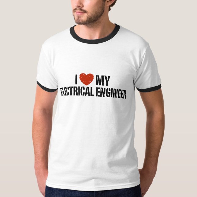 Elektriskt Ingenjör Tee Shirt (Framsida)